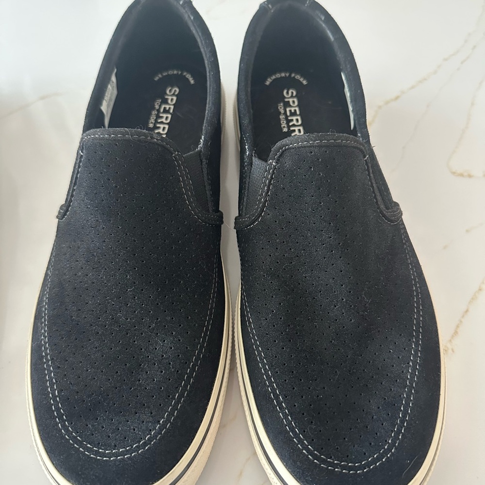 Sperry Men's Black Slip-On Shoes